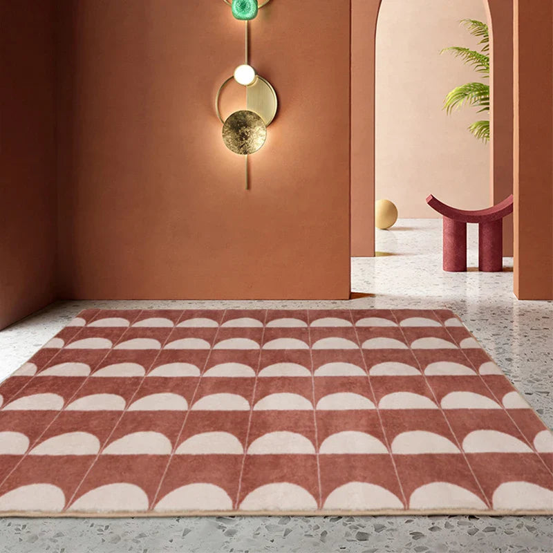Vintage Pattern Rug - Contemporary Bauhaus Floor Covering