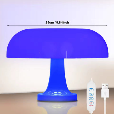 Macaron LED Table Lamp – Mushroom Design