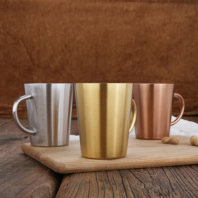 Stainless Steel Mug - Thermal Insulated Travel Cup 180ml