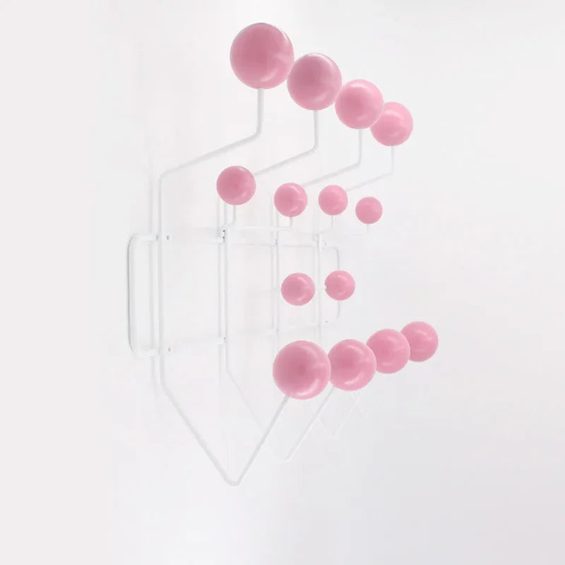 Retro Wall Hanger - Vintage Ball Hook Rack