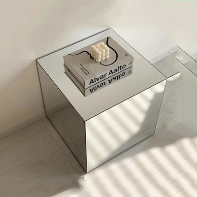 Mirror Cube Table – Modern Acrylic Coffee Table