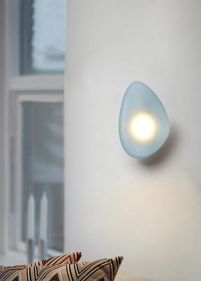 Japanese Pebble Wall Lamp - Modern LED Sconce