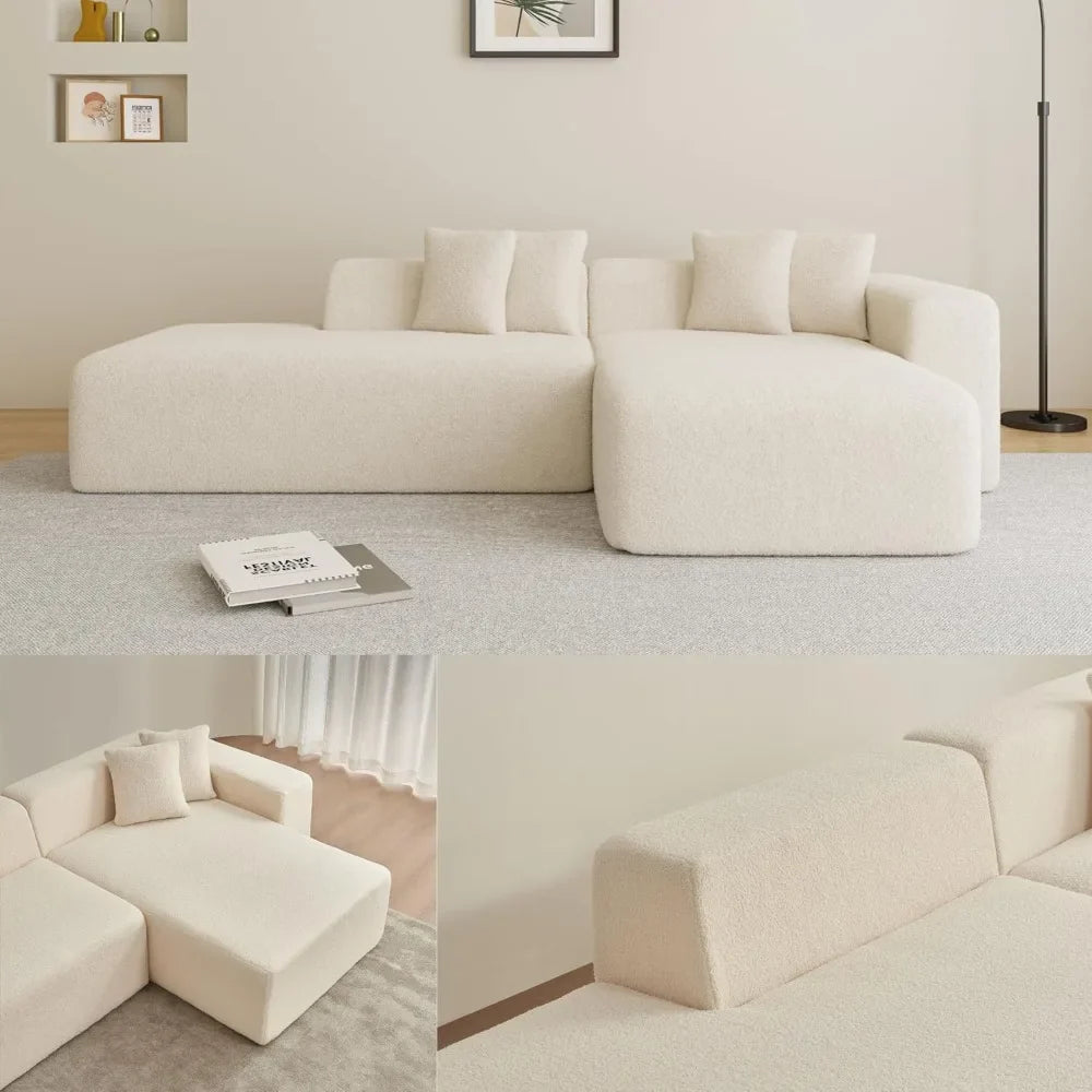 L-Shape Sectional Sofa - Modular Cloud Couch