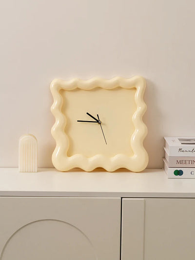 Cloud Frame Wall Clock - Modern Kids Room Decor