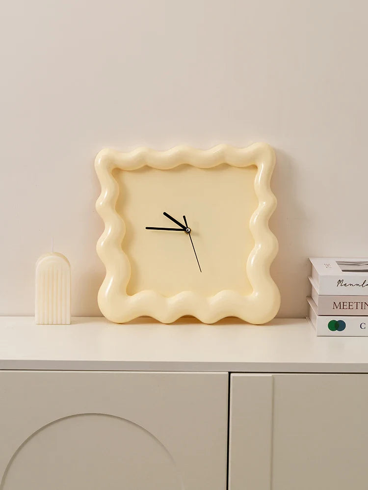 Cloud Frame Wall Clock - Modern Kids Room Decor