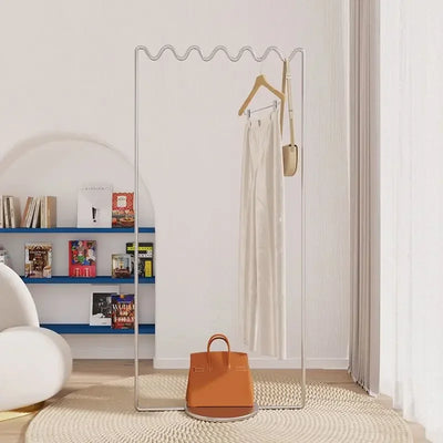 Metal Coat Rack | Wavy Floor Stand | Durable Design