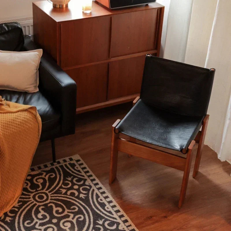 Nordic Rubber Wood Chair – Accent Dining Seat