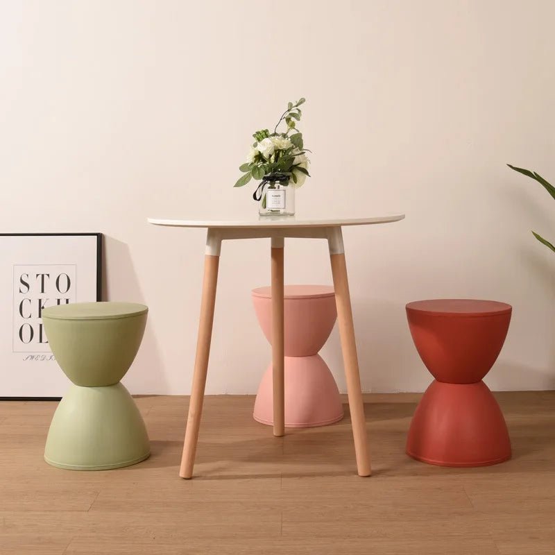 Plastic Round Stool | Durable Polypropylene Compact Seating