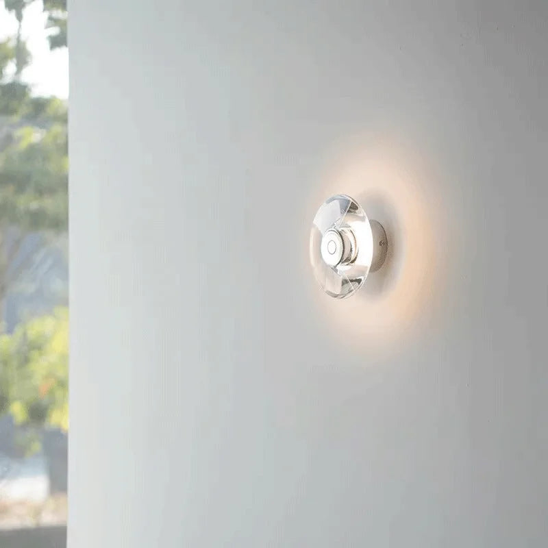 Italian Crystal Sconce - Luxury Energy Efficient LED Lamp
