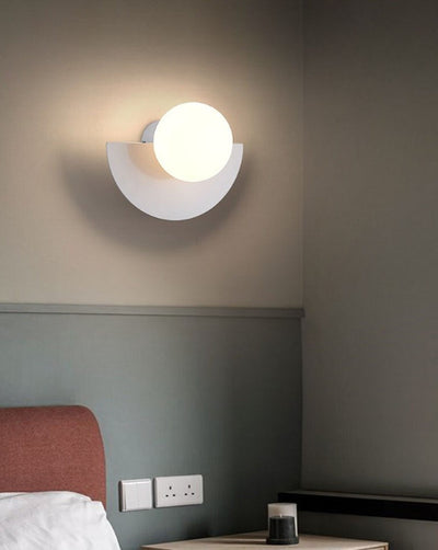 Nordic Glass Wall Lamp - Modern Ball Design LED Fixture