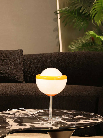 Retro Wine Glass Lamp - Vintage Table Light with USB Power