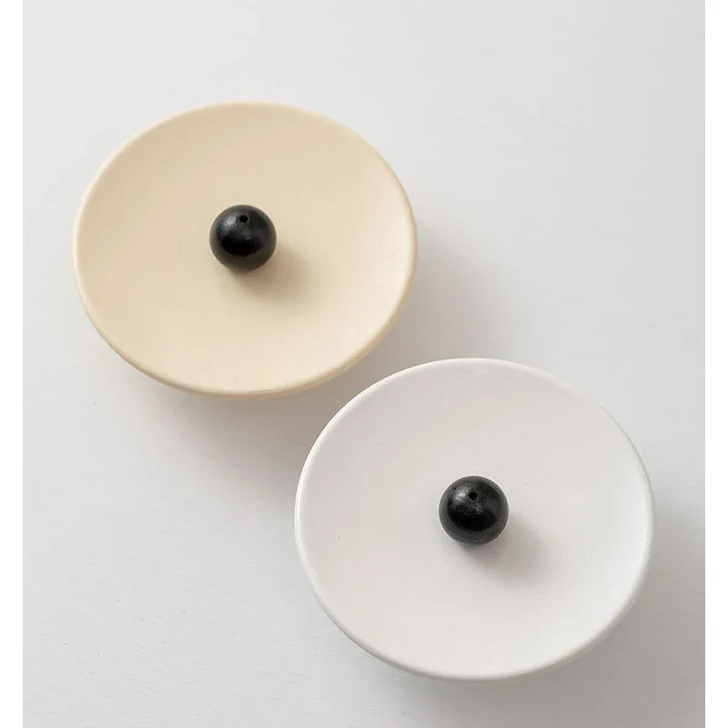 Wooden Incense Holder - Color Ball Resin Burner