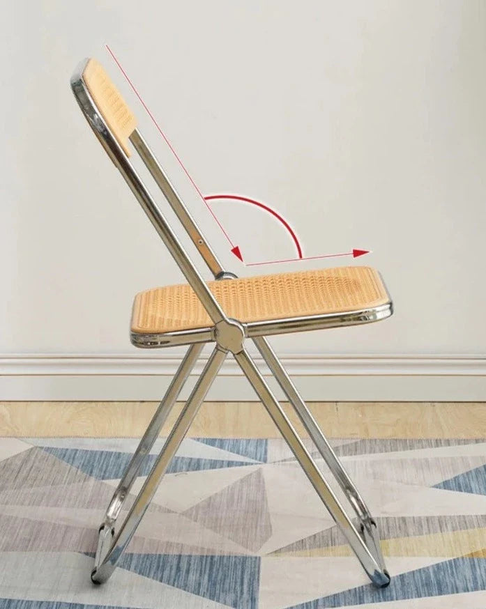 Foldable Mesh Chair | Durable Metal Frame | Nordic Design