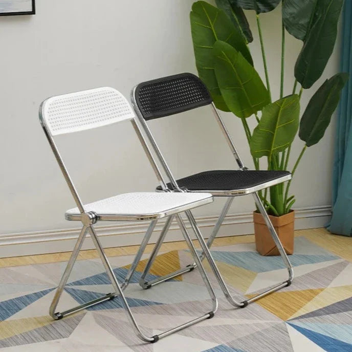 Foldable Mesh Chair | Durable Metal Frame | Nordic Design