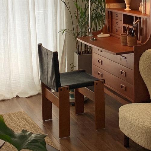 Nordic Rubber Wood Chair – Accent Dining Seat