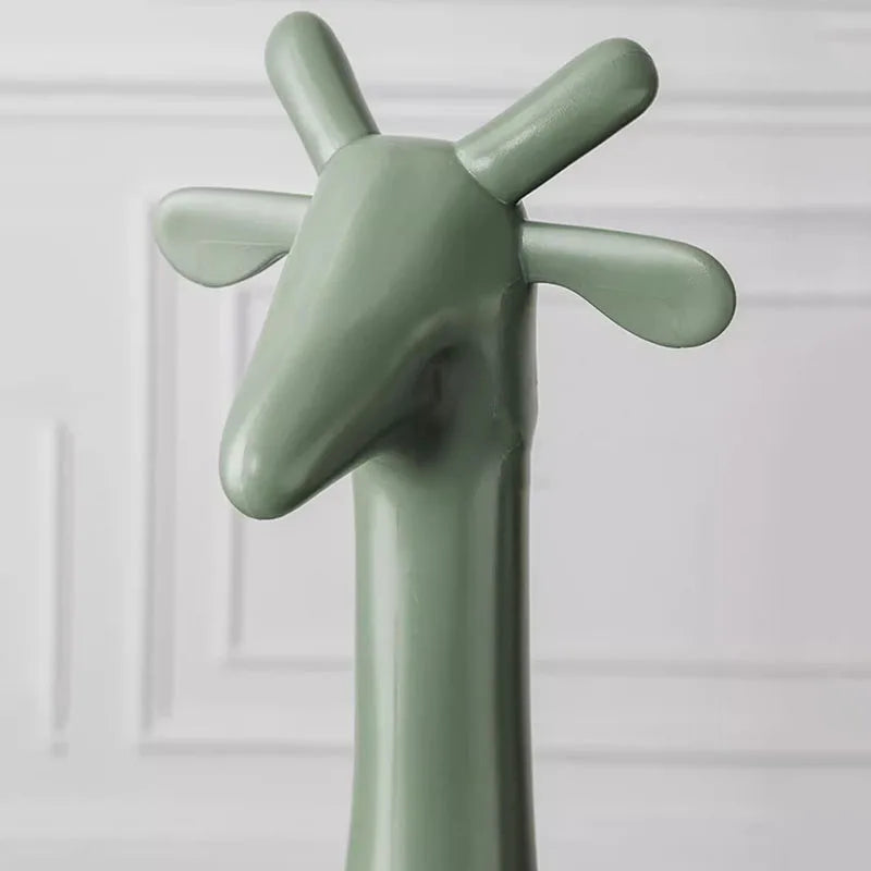 Giraffe Stool Ottoman - Retro Style Fabric Seat