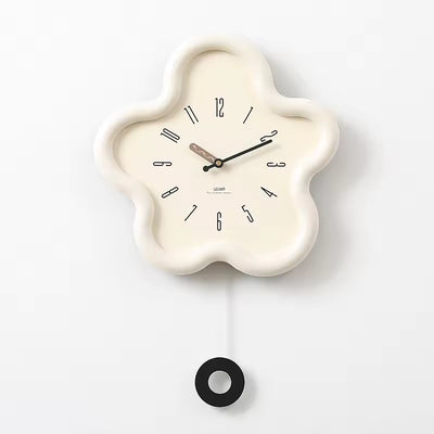 Style Flip Wall Clock – Minimalist Swinging Digital Clock for Living Room
