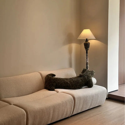 Dachshund Plush Pillow - Cozy Lounge Cushion