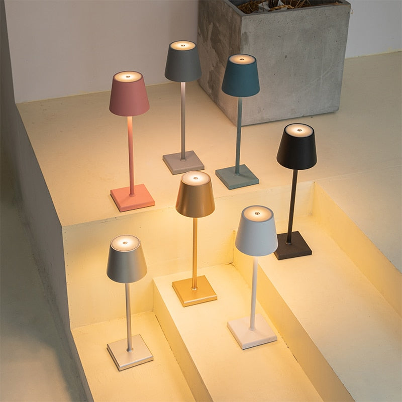 Cordless Touch Lamp | Contemporary Hotel Style Lighting