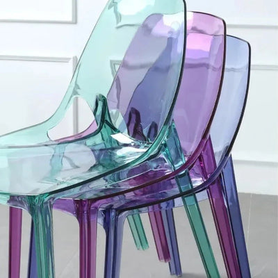 Acrylic Dining Chair - Nordic Clear Durable Seat