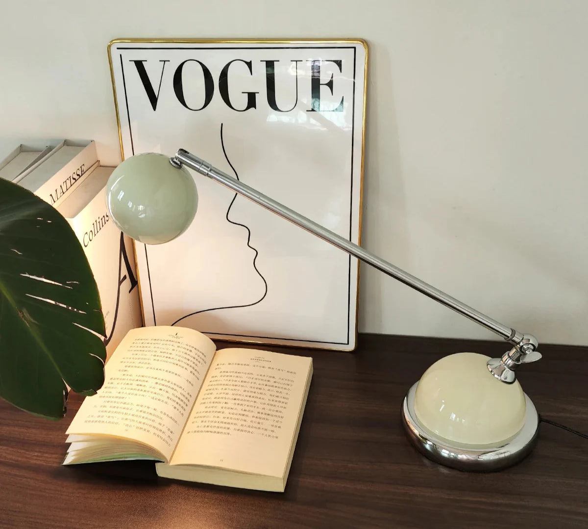 Retro Table Lamp – Haus Theory Rotating Ball Minimalist Lighting