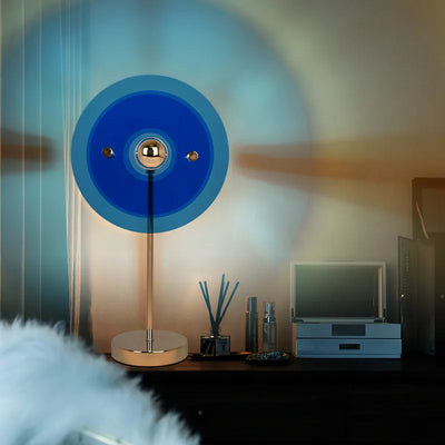 Bauhaus Table Lamp – Acrylic 3D Panel, Dimmable LED Light
