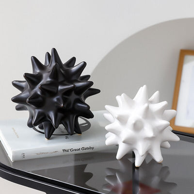 Sea Urchin Ornament - Handcrafted Ceramic Art