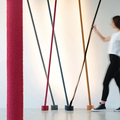 Retro Strip Floor Lamp - LED Vintage Lighting