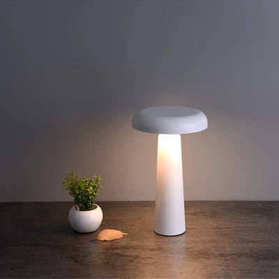 Mushroom Touch Lamp - Cordless Table Lamp With Tiltable Design