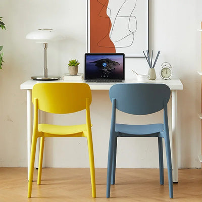 Nordic ABS Dining Chair - Minimalist Plastic Seat