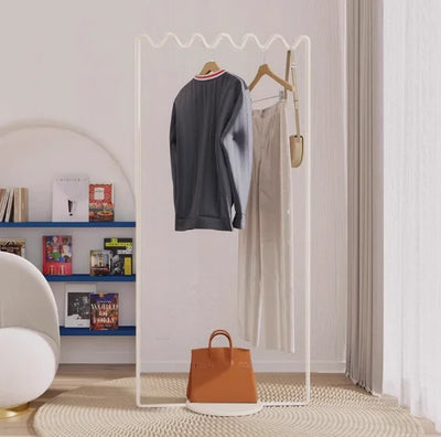 Metal Coat Rack | Wavy Floor Stand | Durable Design