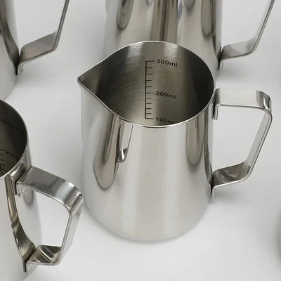 Milk Frothing Pitcher - Stainless Steel 350ml & 600ml Thermal Layered