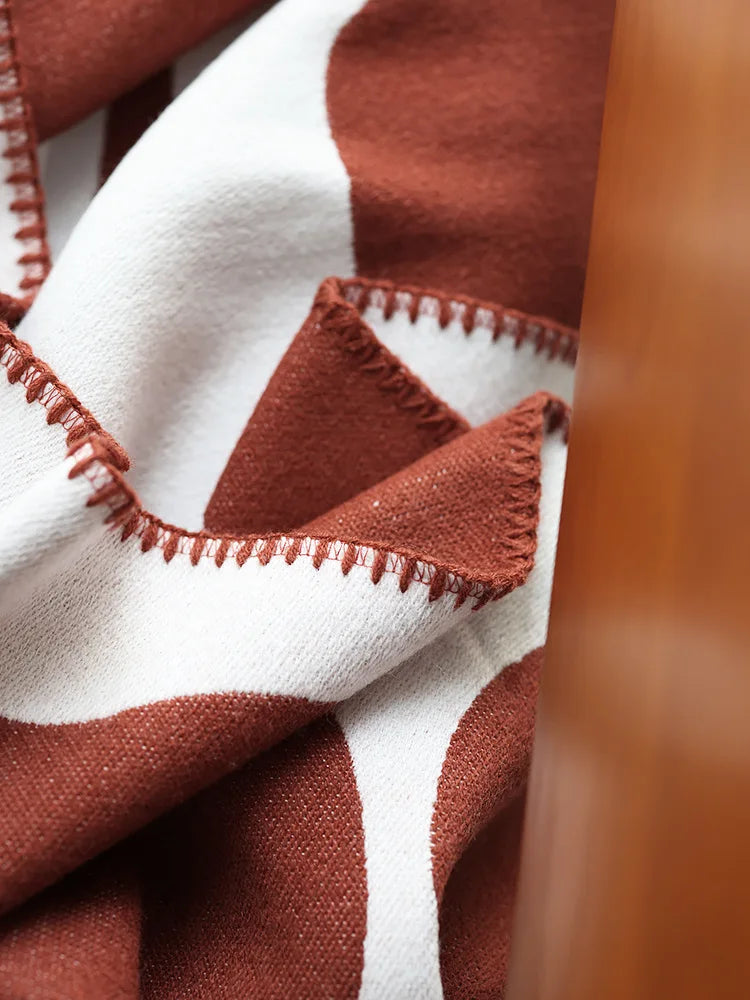 Jacquard Vine Throw | Cozy Sofa Throw, Machine Washable