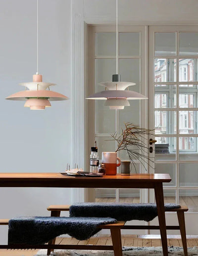 Color Umbrella Ceiling Fixture - Modern Scandinavian Lamp