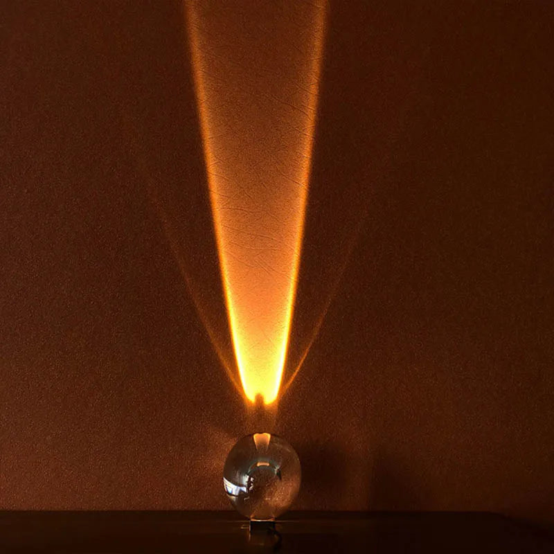 Crystal Table Lamp - Mini LED Sunset Sky Light