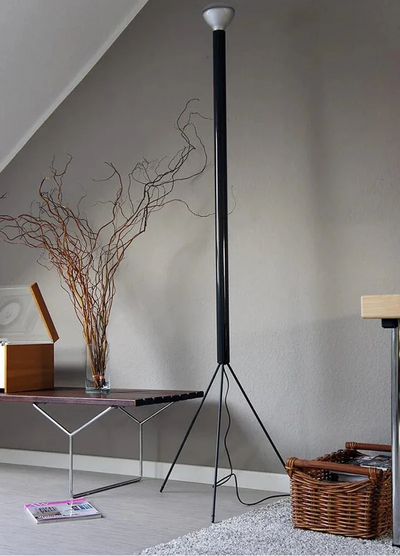 Bar Floor Lamp - Tall Uplight LED Lamp 74.5"