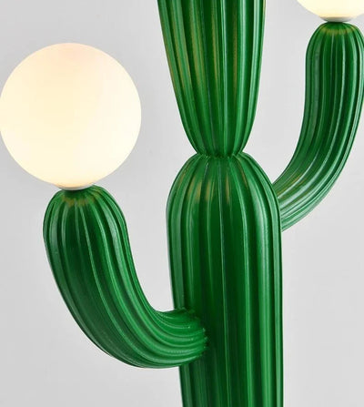 Cactus Floor Lamp - Modern Sculptural Resin Light