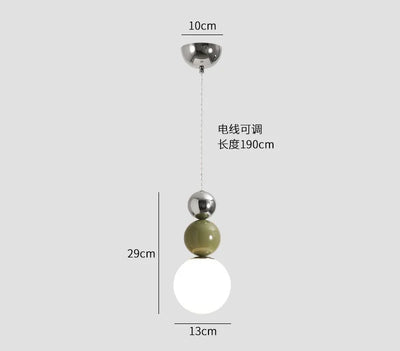 Macaron Ball Pendant – Contemporary Ceiling Light Fixture