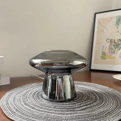 UFO Glass Table Lamp - Mini Stained Glass Light
