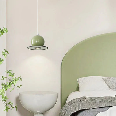 Metal UFO Pendant Light | Retro Aluminum Ceiling Fixture