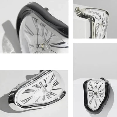 Salvador Dali Melting Clock | Surrealist Silent Desk Clock