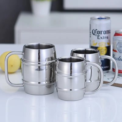 Thermal Beer Cup - Stainless Steel Mug 450ml