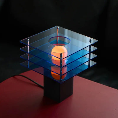 Layered Acrylic Table Lamp – Modern Desk Light