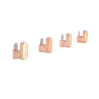 Wooden Hook Hanger - Multi Purpose Wall Hook