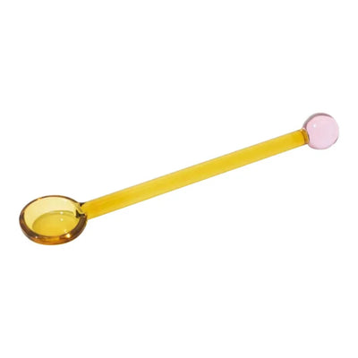 Colored Glass Spoon – Glass Stirring Bar, Precise Drink Stirrer