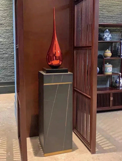 Luxury Water Drop Sculpture – Hand-Crafted Resin Art Piece