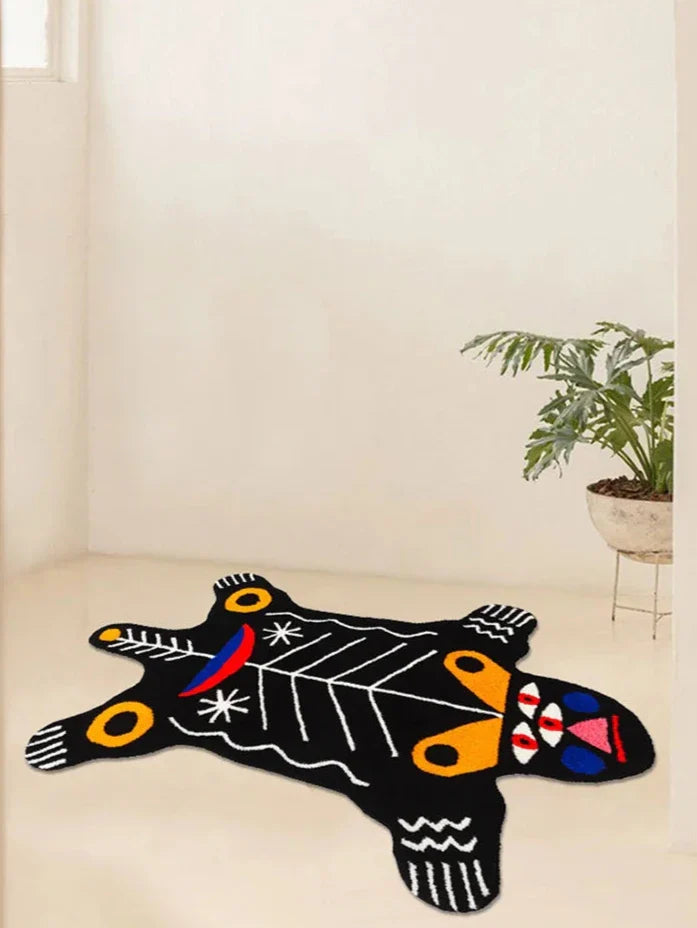Abstract Animal Rug - Soft Plush Area Mat