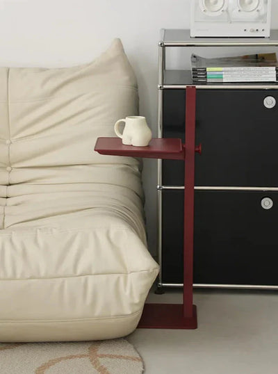 Adjustable Height Side Table - Metal Scandinavian Design