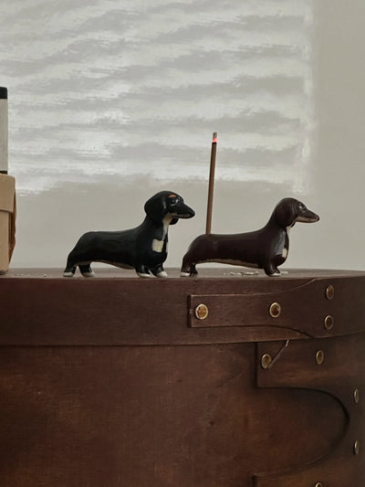 Dachshund Incense Holder - Ceramic Dog Burner