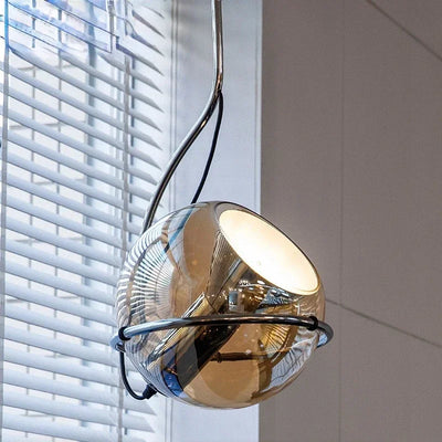 Glass Ball Pendant Lamp - Rotatable Scandinavian Light